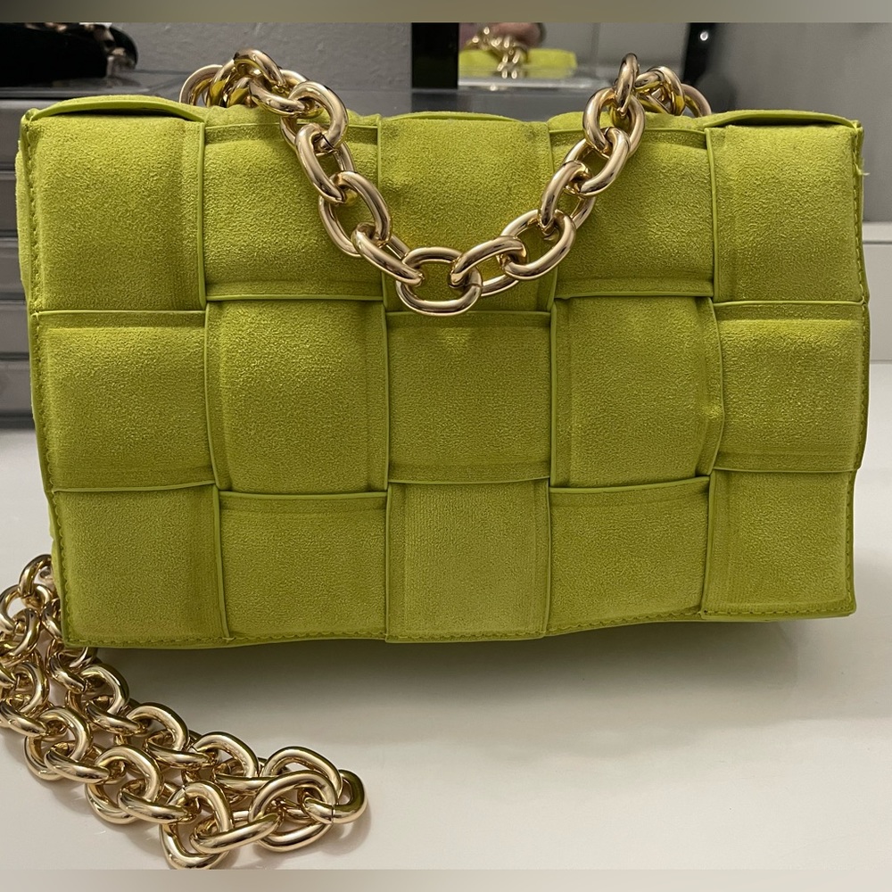 Fashion trendy womens hand bag chain strap